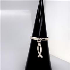 James Avery Fish Charm Sterling Silver Ring